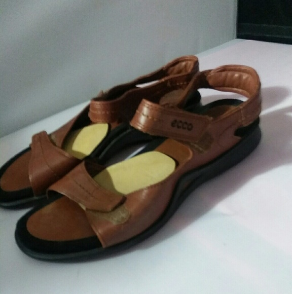 ecco leather sandals